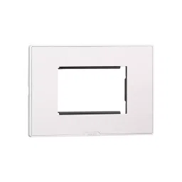 Legrand Cover Plate with Support Frame Myrius Classic White 3 Module, 6795 03 (Pack of 10)-19