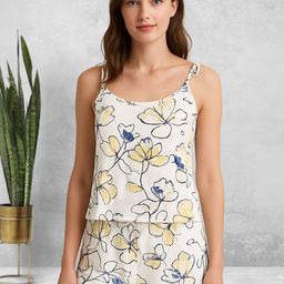 UDHATIKRAMAN Women Floral Printed Night suit-image-16
