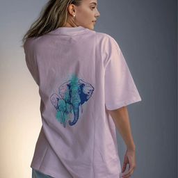 CORSICA Graphic Printed Drop-Shoulder Sleeves Cotton Oversized T-shirt-image-96