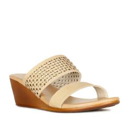 Bata Women's Beige Casual Wedges-image-35