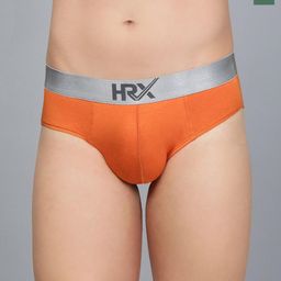 HRX by Hrithik Roshan Pack Of 2 Ultrasoft Basic Briefs HRX_BRF_001_OR_GN_2PC-62