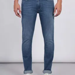 Lee Bruce Blue Skinny Fit Lightly Washed Jeans-picture-38