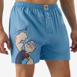 The Souled Store Blue Regular Fit Printed Boxers-80