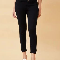 Globus Black Cotton High Rise Jeans-image-37