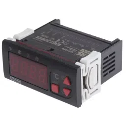 RS PRO Temperature Controller Panel Mount On/Off 77x35 mm 2 Input 24 V AC/DC, 1241050 image 3
