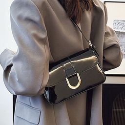 LULU & SKY PU Structured Handheld Bag With Tasselled image 5