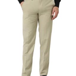 Van Heusen Beige Slim Fit Trousers-image-99