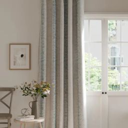 DDecor Abstract Grey Polyester 7 ft Door Curtain-61
