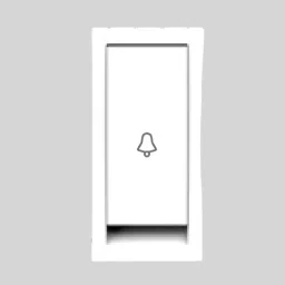 GreatWhite Evo Modular Bell Push 10 A Rating in White Color and Plastic Body, 23103-WH (Pack of 20)-48