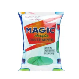 Magic Paints 1102 Series 10 Kg New Stain Blue Matte Finish Acrylic Distemper Paint-image-92