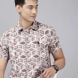 U.S. Polo Assn. Denim Co. Geometric Printed Casual Shirt-image-39