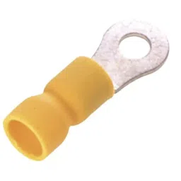 RS PRO Insulated Ring Terminal 4.3 mm Stud Size 4 mm² to 6 mm² Wire Size Yellow, 1788683-image-75