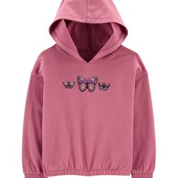 Carter's Butterfly French Terry Hoodie- Pink-image-58