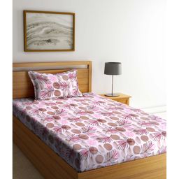 Arrabi Single Bed 100% Cotton Single Bedsheet and Pillow Cover - Multi-picture-19