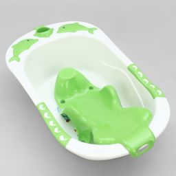 Baby Bath Tub  with Removable Bather  - White-image-63