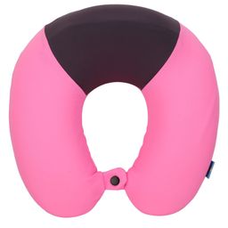 The Quirk Box Memory Foam Travel Neck Pillow Pink & Grey-image-28