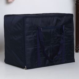 Hosta Homes  Under Bed Storage Parachute Material Zipper Bag Pack of 1 Blue-image-69