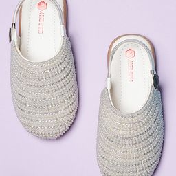 Mine Sole Stones Embellished Sandals - White-image-39