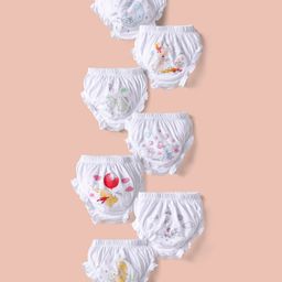 Simply Sinker Knit Bloomer with Animal Print Pack of 7 - White-picture-8