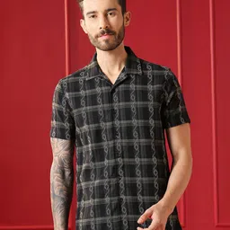 VALEN CLUB Men Checked Casual Shirt-picture-30