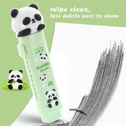 SKB Sliding Retractable Push & Pull Panda Eraser - Colour & Design May Vary image 2