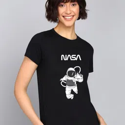 HESHA Graphic Regular Cotton Printed T-shirts-image-52