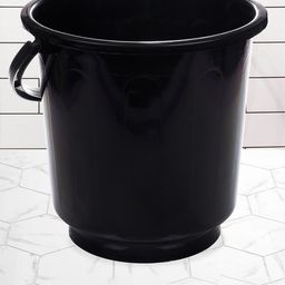 Kuber Industries Black Solid Plastic Bath Accessories Set-image-88
