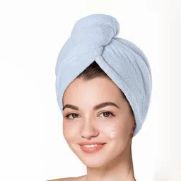 Fezora Blue Microfiber 500 GSM Bath Towel-22