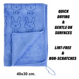 Kuber Industries Cleaning Towel | Reusable Cleaning Towel for Baby | Duster Towel for Home Cleaning | Skip Cleaning Cloth Towel with Hanging Loop | 30x40 | Pack of 3 | Multi image 3