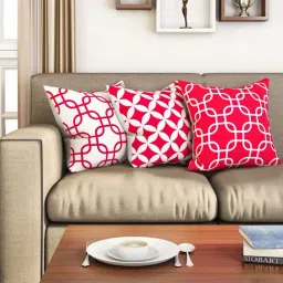 SEJ by Nisha Gupta Pink & White Cushion Covers - Set of 3-20
