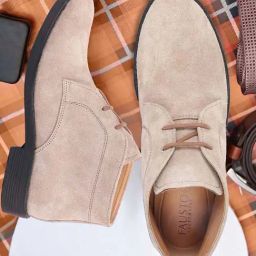 Fausto Men's Beige Chukka Boots-image-12