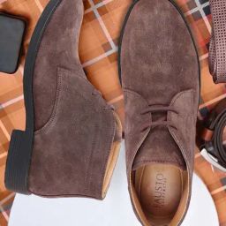 Fausto Men's Brown Chukka Boots-image-68