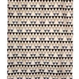 Saral Home Grey Polyester Geometric Curtain-13