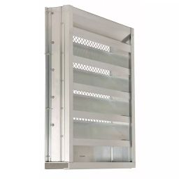 DAYTON Hat Channel, Recess Mount Intake Louver, 5NKJ3-image-98