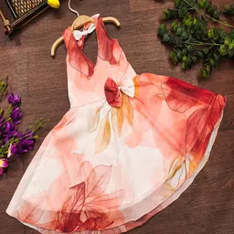 Tejam Floral Print Georgette Fit & Flare Dress-picture-8