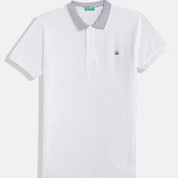 United Colors of Benetton Boys Pure Cotton Polo Collar T-shirt-image-75