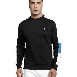 Red Tape Black Round Neck Sweatshirt-image-40