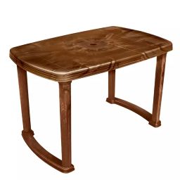Maharaja Plastic Dining Table Teakwood-image-5