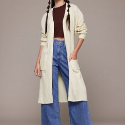 The Roadster Life Co. Ribbed Longline Cardigan-image-84