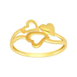 Malabar Gold and Diamonds 22k Gold Heart Ring for Women-picture-33