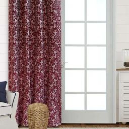 Saral Home Maroon Cotton Long Door Curtain-15