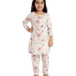 VASTRAMAY Kids Multicolor Printed Kurta & Pants-image-93