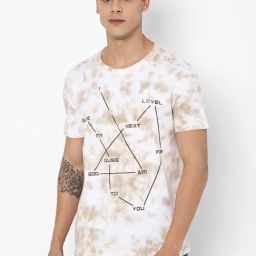Forever 21 White Cotton Regular Fit Printed T-Shirt-image-94