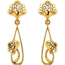 P.C. Chandra Jewellers 18k Gold Earrings for Women-picture-14