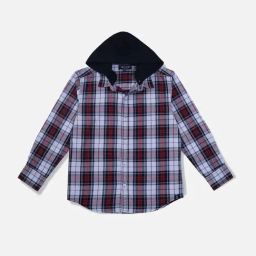 Gini & Jony Kids Red & White Cotton Chequered Full Sleeves Shirt-picture-17