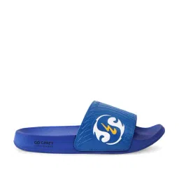 Campus Men's Blue Slides-16