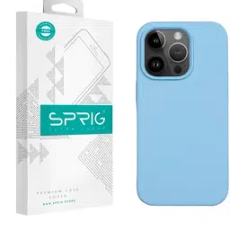 Sprig Liquid Silicone Back Cover for APPLE iPhone 14 Pro (Blue)-picture-40
