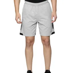ALCIS Light Grey Regular Fit Sports Shorts-image-79