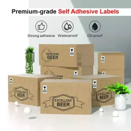 GENERIC Sticker Paper Label A4 100 Sheets (1 Labels in 1 Sheet) (Pack of 100) image 3
