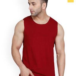 SLOWLORIS Pack Of 2 Printed Bio-Wash Innerwear Gym Vests-picture-25